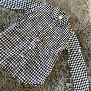 Gap kids plaid button down